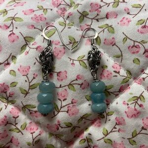 Jade earrings